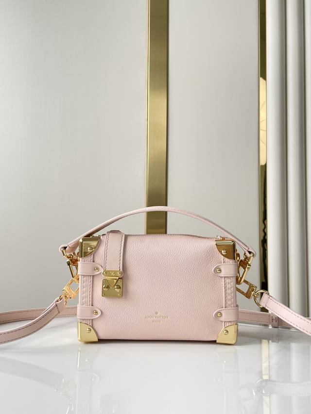 正品级 M25071粉 18×12.5×8 Side Trunk 全皮盒子包 正品级 M25071粉 18×12.5×8 Side Trunk 全皮盒子包