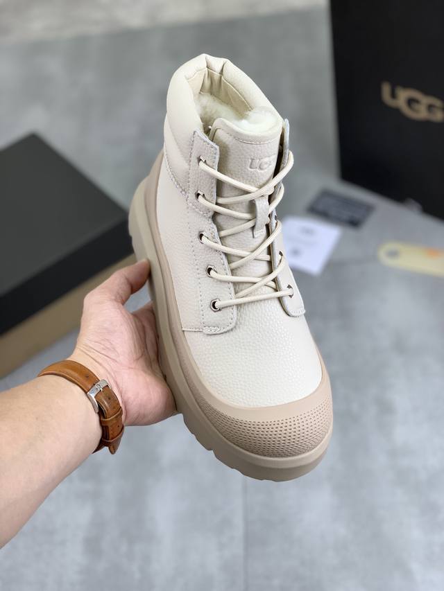 新款 情侣款 Ugg Tasman Weather Hybrid一秒蹬雪地靴 王一博同款经典tasman鞋型之上加入大橘底机能撞色设计环保防水防雪材质兼具时髦与