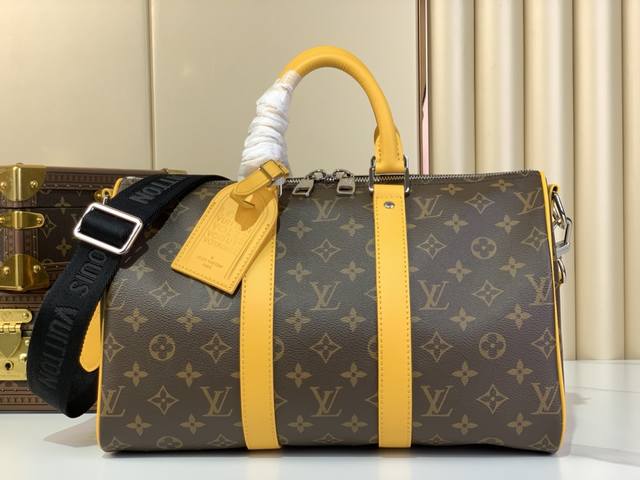 顶级原单复刻独家实拍 Keepall Bandoulière 35 手袋 M12765 老花 绿色 M13201 老花 黄色 七彩 本款 Keepall Ban