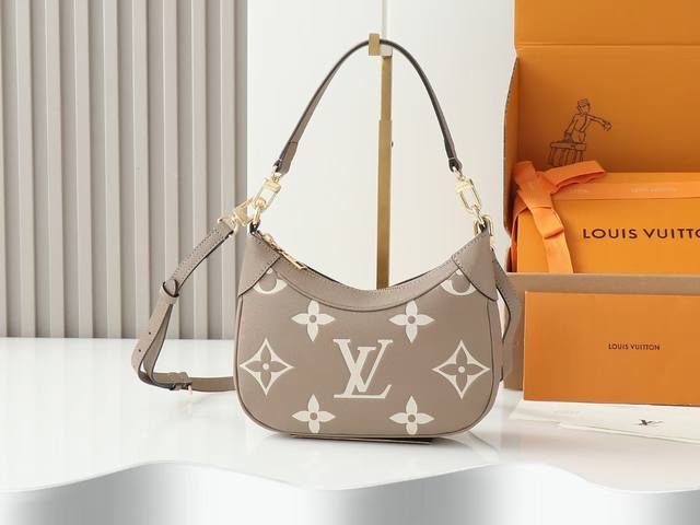 变码芯片版顶级原单，头层皮m46112杏色 M46119黑印 M46301粉色 M 02黑色m 99奶白顶级原单本款 Bagatelle 手袋以 Monogra