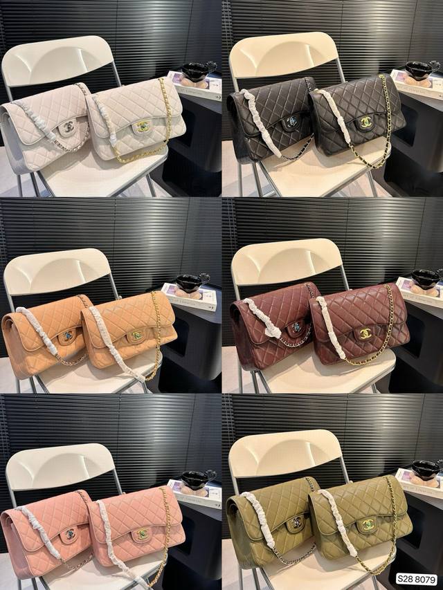 Chanel 香奈儿大号cf 包 超火爆时尚单品 高版本 做工精细 进口五金 让你无论是夏天还是冬天都能背上它出门 是不是性价比超级高 随便凹造型都是美美哒的街