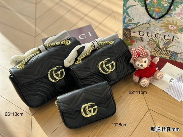 仓库实拍 Gg Marmont 16Cm 22Cm 26Cm 经典款啦 质量很好 性价比高