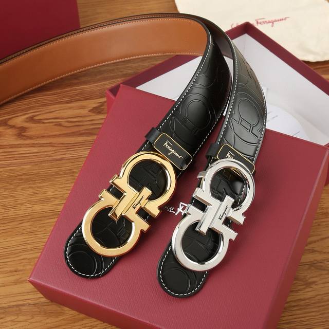 广州工厂直发 Ferragamo.菲拉f家 全套包装 宽度3.8Cm 高级定制款男士皮带 双面进口牛皮 搭配精品钢扣 真空电镀 真材实料 很有质感 时尚经典不失 广州工厂直发 Ferragamo.菲拉f家 全套包装 宽度3.8Cm 高级定制款男士皮带 双面进口牛皮 搭配精品钢扣 真空电镀 真材实料 很有质感 时尚经典不失