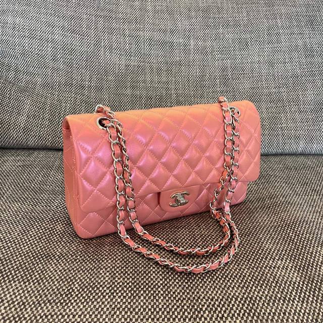 CHANEL CF 幻彩粉 尺寸:25.5x15.5x6.5cm