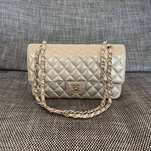 CHANEL CF 金色 尺寸:25.5x15.5x6.5cm