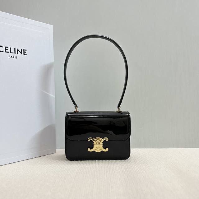 正品级 CELINE24｜TEEN GARANCE漆面牛皮革手袋- 极致丝滑新品GARANCE CELINE的黄金60年代，一定要拥有的漆皮手袋 -恰到好处的精 - 点击图像关闭