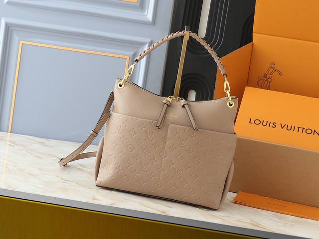 升级原版 M45522，43170 此款Monogram帆布材质 全新风格的Melie手袋 时尚必备单品 Veau Cachemire 皮革材质 全皮压花编织手