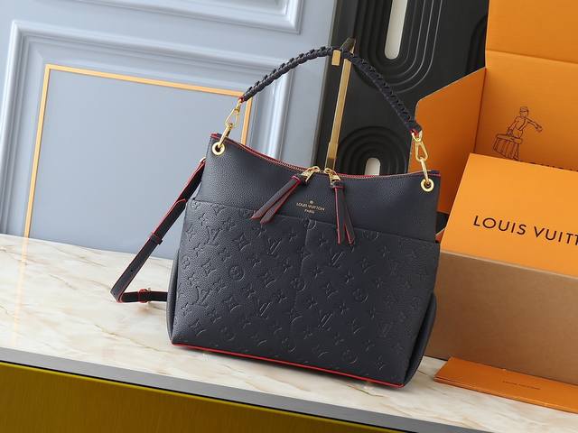 升级原版 M45522，43170 此款Monogram帆布材质 全新风格的Melie手袋 时尚必备单品 Veau Cachemire 皮革材质 全皮压花编织手