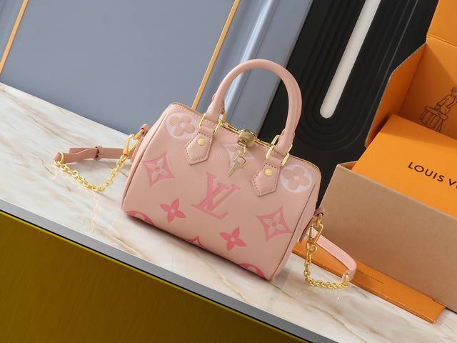 升级原版 M12713 M58953 M46875奶茶色M46883白配蓝M46518粉色 M46517蓝色M46575顶级原单本款 Speedy Bandou