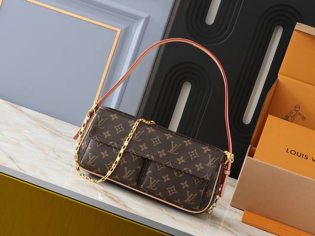 升级原版 M51164 M51165 M51160 M46999 中古包 小号手袋 老花手提袋小骆驼来袭时尚网红博主各种推荐的新宠小骆驼 ～超级火爆腋下包，包身