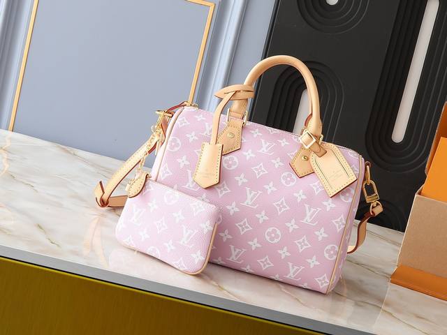 升级原版 M24426 M24425 M24424 M24423 M24443 M本款 Speedy BandoulièRe 25 Monogram Leath