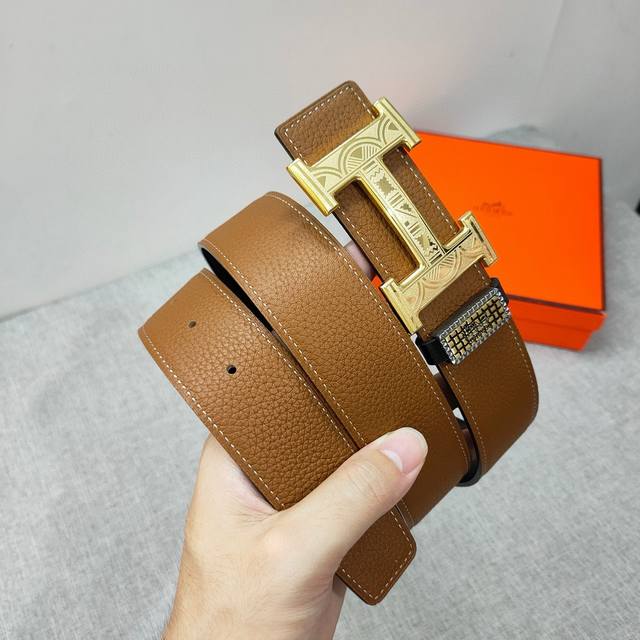 爱马仕正版新款同步配正版包装，经典高端皮质，亚光定制高端品质原单进口荔枝纹，皮纹高档， 高清实拍大图 ，保质保量