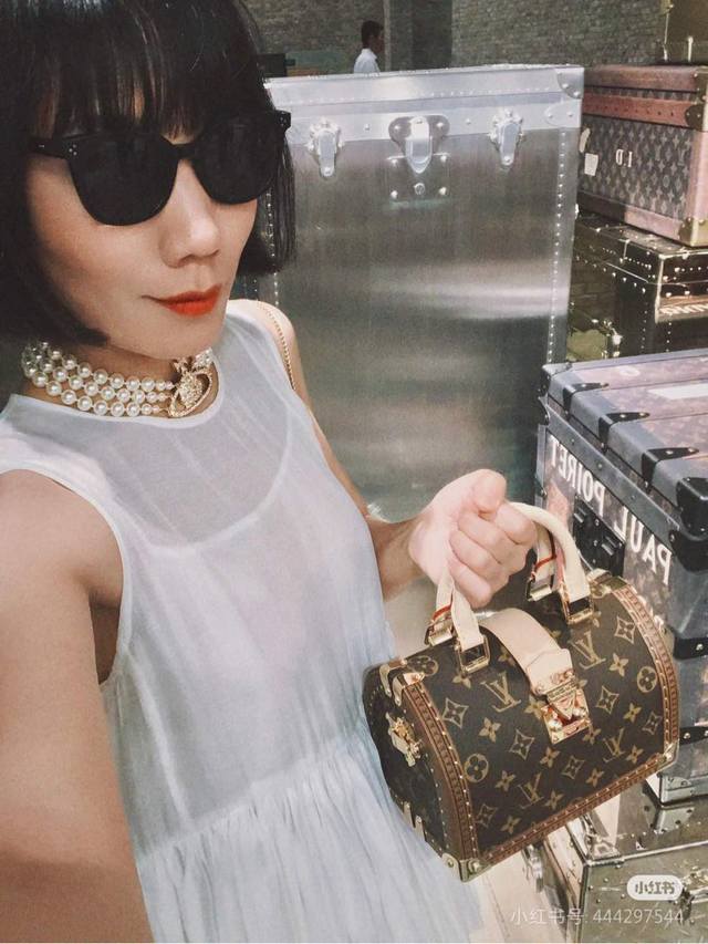 M11154 本款 Lconic Speedy 20 手袋尽数网罗品牌硬箱元素，从镶边到金属包 角，各处细节均有呈现。可拆卸并调节的肩带点缀玲珑构型，为硬箱 手