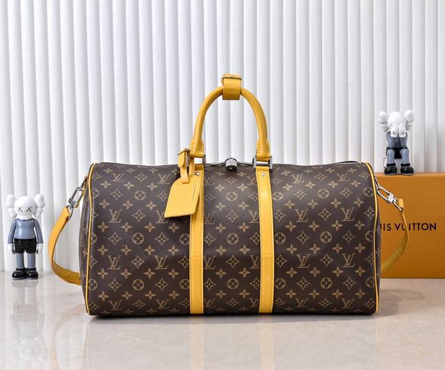 广州顶级原版货 M12629 M41416 M12630M12633 M12634本款Keepall BandoulièRe50旅行袋为Monogram Mac