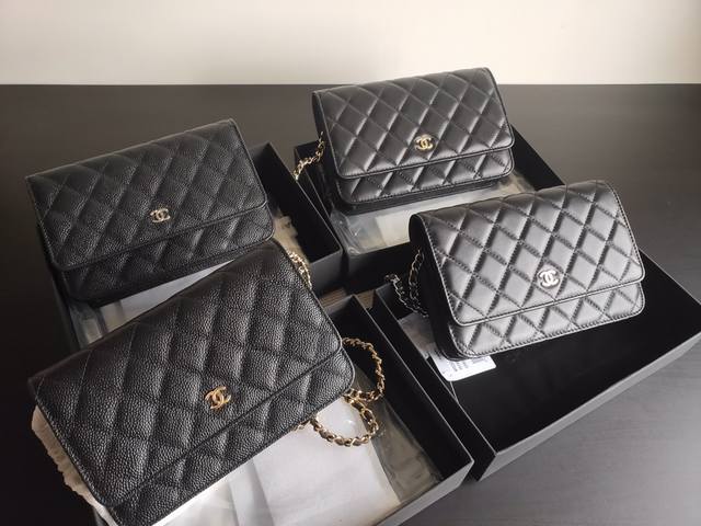 全新出货升级版本 Woc 黑色鱼子酱 羊皮金扣