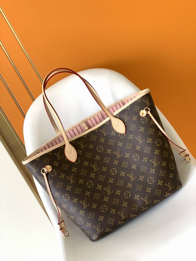 M50366粉 31X28X14 Neverfull 中号购物袋