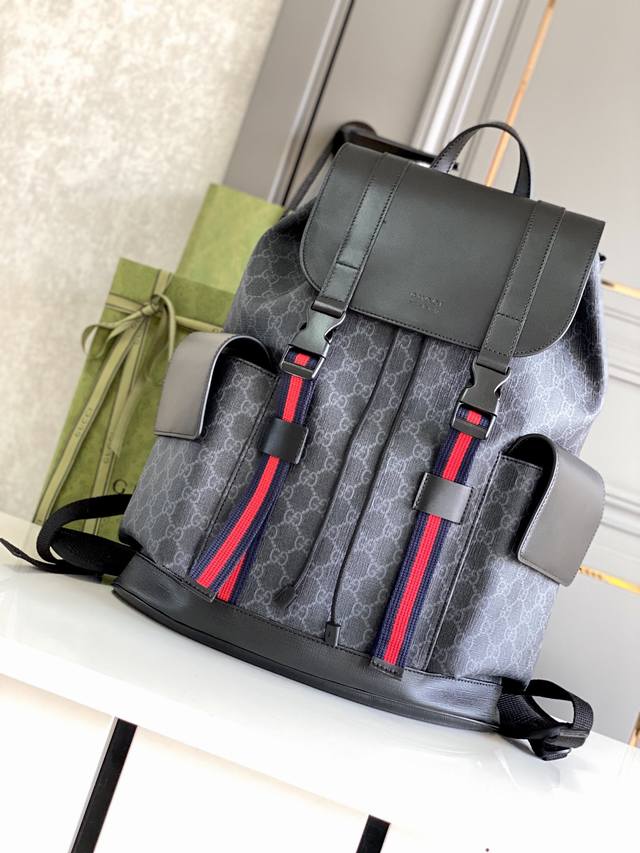 厂价 。 最高版本原厂皮顶级原单配专柜全套包装 Gucci爆款背包，专柜品质，顶级原单货，实物实拍，款号：495563克胶彩织带，尺寸：W34X H42X D1