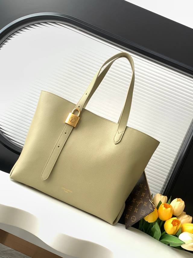 动态变码芯片 顶级原单加强版 实物拍摄 M25341黑色 M25342棕色 M25343绿色 M25343米白本款 Low Key Cabas 中号手袋以柔软粒