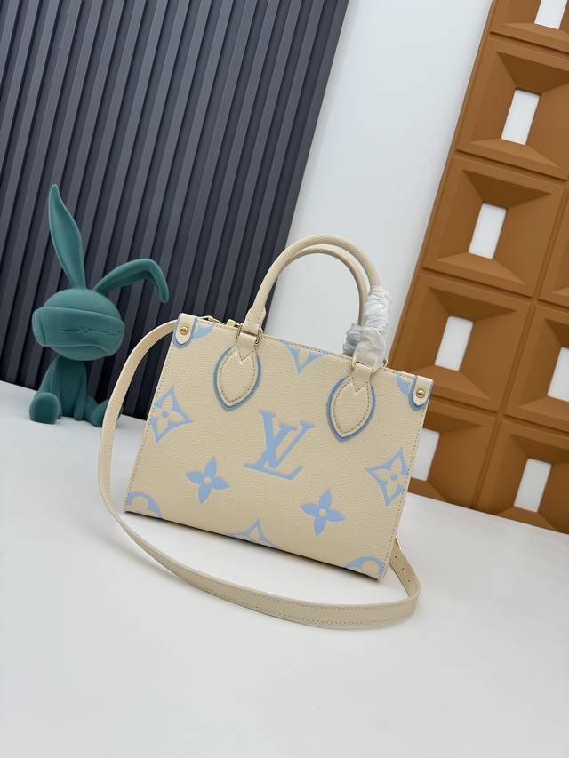 顶级原单M46833白蓝M45659黑印45654白印45779杏印45653全黑45660玫红45779全杏M46569米白迷你号 顶级原单 本款 Onthe