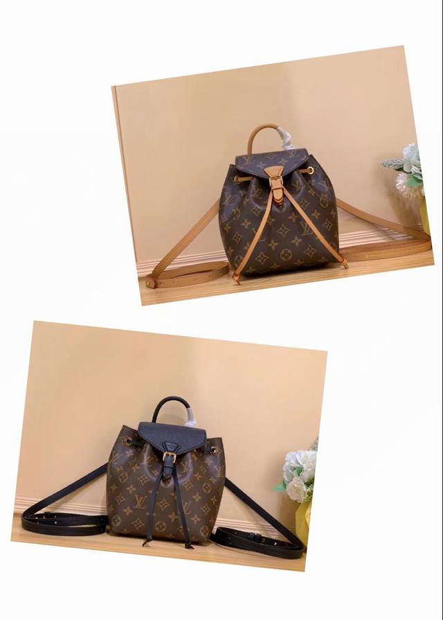 原单 Montsouris Bb 双肩包 M45502老花 M45516 克色 路易威登于 冬季推出 Montsouris Bb 双肩包，以经典 Monogra