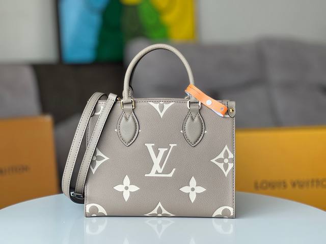 原单 Onthego 小号手袋 M45654 45659 45779 克色Onthego 小号 Tote 包向 1968 年的经典 Sac Plat 手袋汲取灵