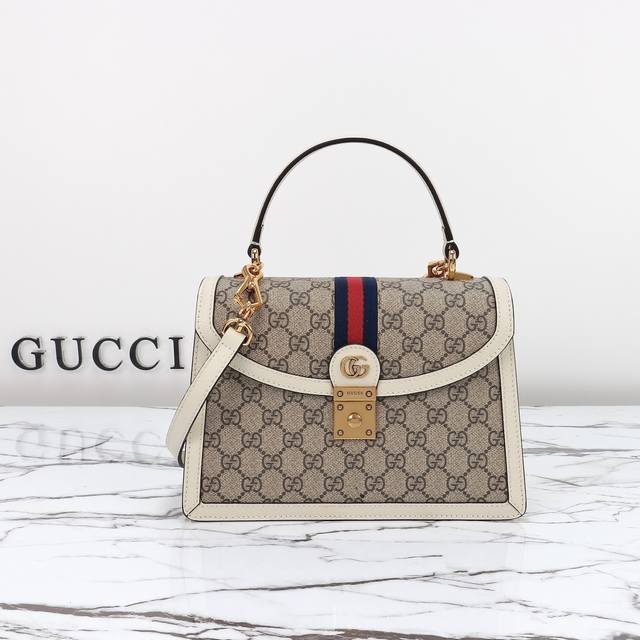 专柜品质，原厂皮，款号651055杏白尺寸：宽25X高17.5X侧宽7Cm现货出货！