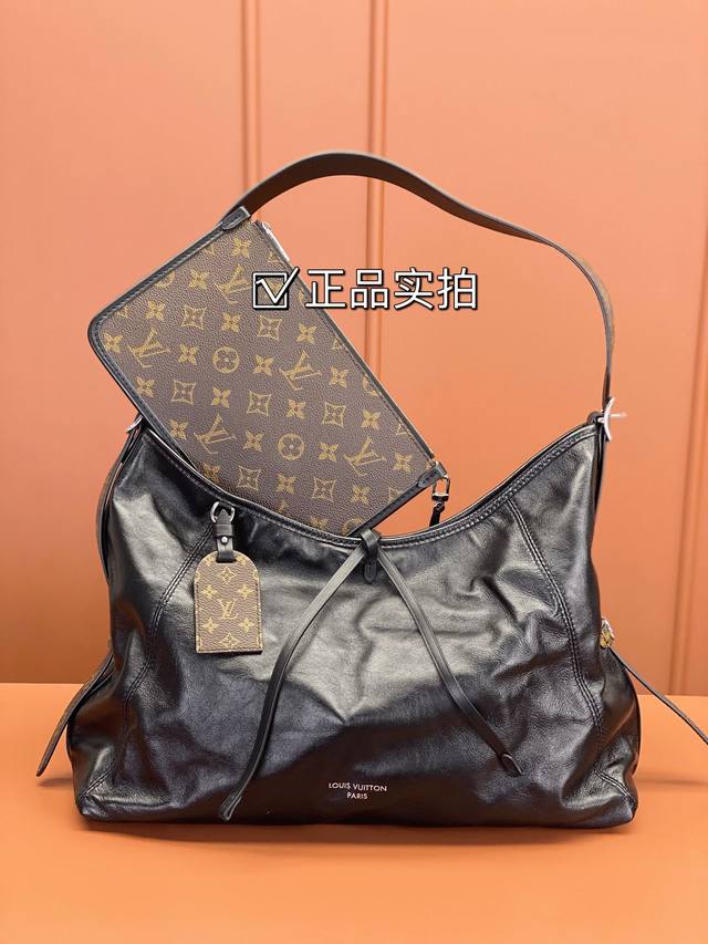 芯片钢 正品实拍 Carryall Dark 中号手袋 M25143黑色大号 - 点击图像关闭