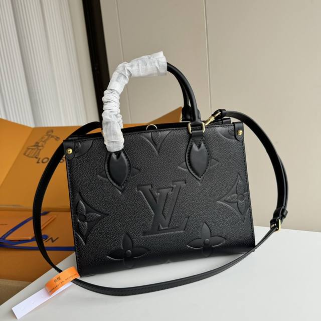 配置Mb免税专柜全套包装 实物拍摄升级五金Onthego 小号 购物袋 M45653黑色M45654白丝印 M45659黑丝印 M45779灰丝印 Ontheg