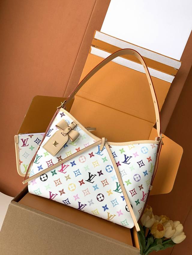 特级Mb163C01芯片版原厂皮 本款Carryall Pm 手袋 型号：M13661白彩163C01芯片版 材料：A级全钢五金，进口原厂面料 包装：全套原厂免