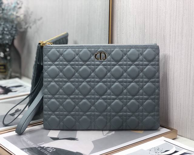顶级原厂 配全套包装 回货 Dior Caro Daily 手拿包 30X21.5Cm 3399