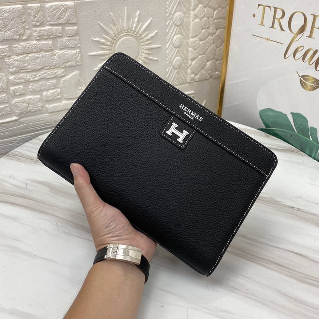 HermèS 爱马仕 Carabanolizontal 时尚潮流休闲包顶级高端原版货 进口头层小牛皮实力打造 时尚个性纯手工 皮质手感绝对Ok 搭配绒面内里28