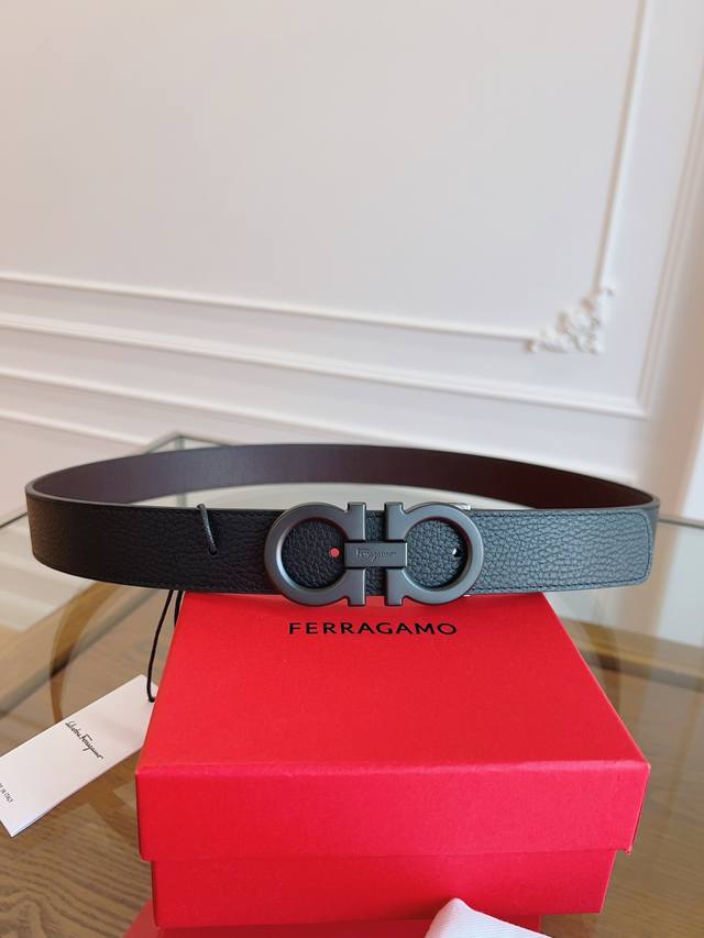 菲拉格慕3.5Cm 原厂皮料.精密黄铜五金、正品厂Ip电镀！原版搭配、