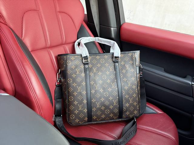 高端货 “ Louis Vuutton ”Lv公文包路易威登男士公文包 M45734 Louis Vuitton Week-End敞口开合 牛皮 托特包Tote