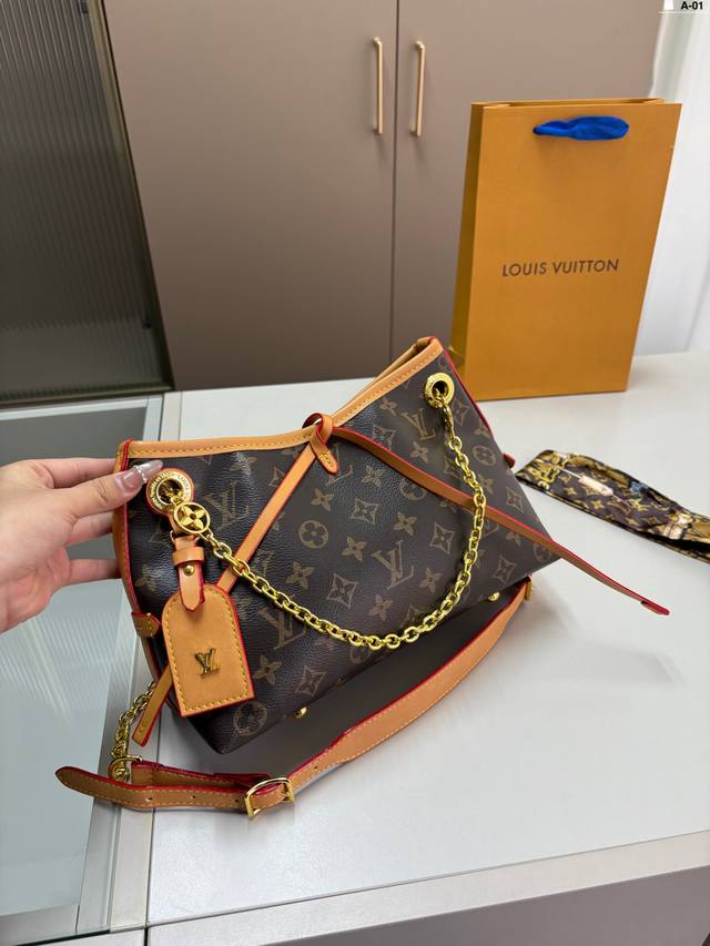 Lv路易威登中古Carryall购物袋 又甜又酷 一整个爱住百搭时尚 是每个潮酷女孩必入单品 A-01尺寸26×18配盒 Lv路易威登中古Carryall购物袋 又甜又酷 一整个爱住百搭时尚 是每个潮酷女孩必入单品 A-01尺寸26×18配盒