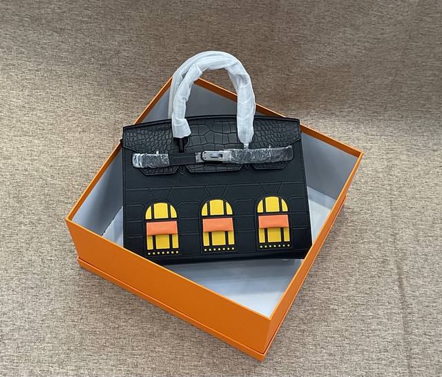 20Cm 25Cm910 30Cm980 铂金房子包 细节图 尺寸 20Cm 25Cm 30Cm 颜色 午夜黑