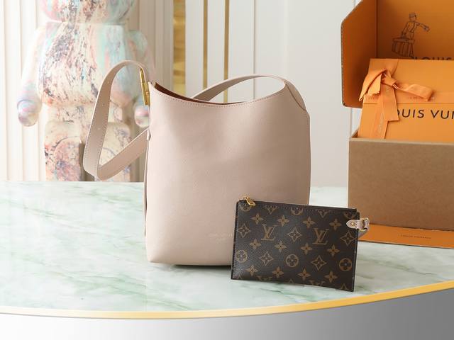 顶级原单 独家实拍 M14265沙色 M25354棕色 M25352黑色 M25353米色 Low Key Hobo 小号手袋 Low Key Hobo 小号手