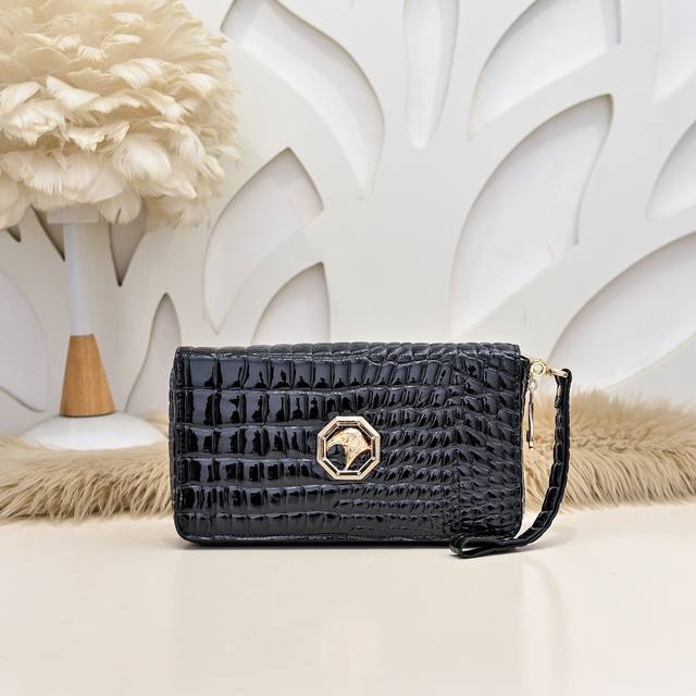 Stefano Ricci-史蒂芬 专柜最新款男士拉链钱包采用进口小牛皮制作 皮质柔软 纹路清晰可见 手感超赞 高贵五金 时尚鹰头金标 质量看得见 高档大气上档