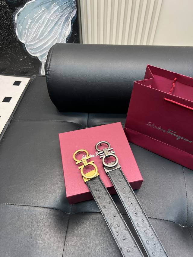 升级版 菲拉格慕！ ！高版本 腰带 嘿哈 原单牛皮皮带～热门款 皮带里面最火的啦～质量很好 全套包装！五金绝对不褪色 皮带头和专柜一样的哦～ 配礼盒手提袋发票