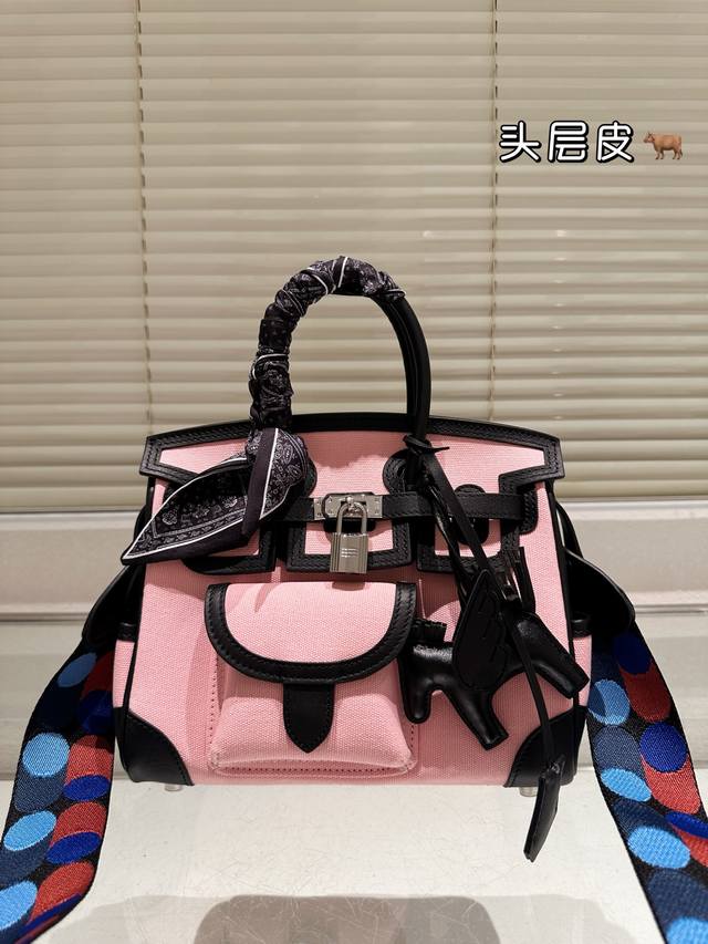 原版布 爱马仕 Birkin 25 Cago 2025 最新款 HermèS Introduces 10 New Handbags For Spring Sum