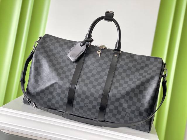 N41416 50×29×22Keepall 黑格旅行袋 N41416 50×29×22Keepall 黑格旅行袋