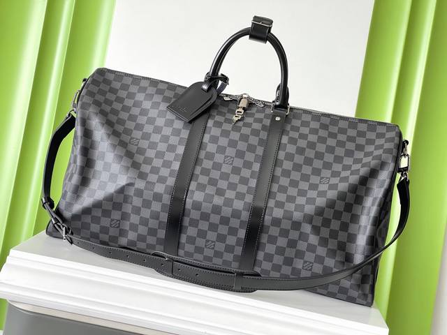 N41413 55×31×24Keepall 黑格旅行袋 N41413 55×31×24Keepall 黑格旅行袋