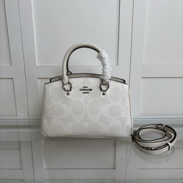 新品 Coach 蔻驰奥莱女士老花Savannah小号Carryall手提斜挎包 Cal53尺寸:28.5*18*10 新品 Coach 蔻驰奥莱女士老花Savannah小号Carryall手提斜挎包 Cal53尺寸:28.5*18*10