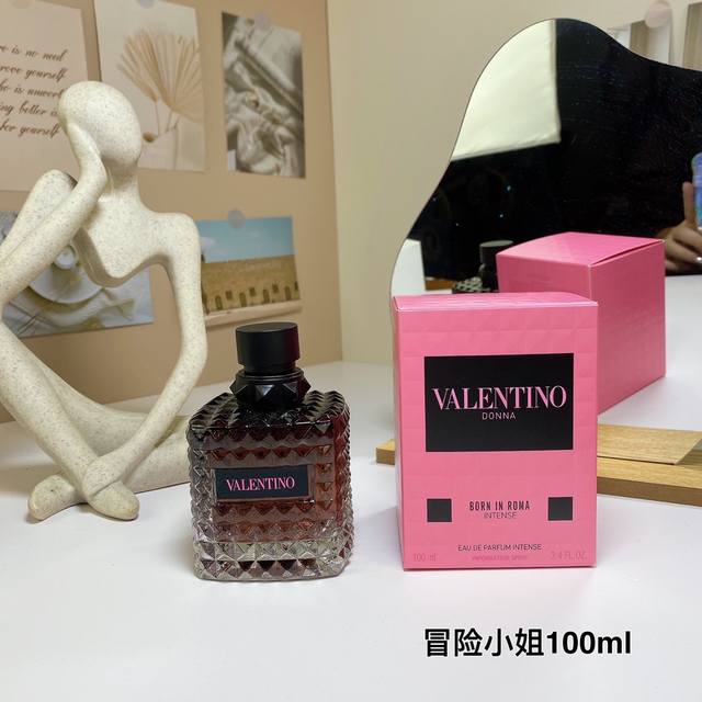 华伦天奴冒险小姐香水100Ml 一比一质量华伦天奴罗马女士热烈版 冒险小姐100Ml Valentino Donna Born In Roma Intense,