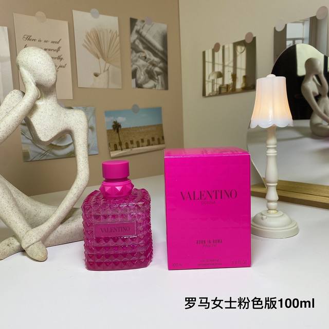 华伦天奴罗马女士粉色版香水100Ml 一比一质量华伦天奴罗马女士粉色版100Ml Valentino Donna Born In Roma Pink Pp, 品