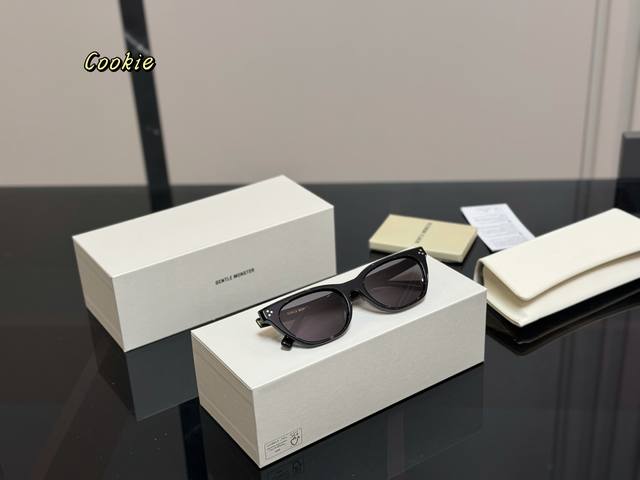 配盒 Gm 墨镜 Cookie 蔡司镜片 Au防护 附赠带Logo眼镜布
