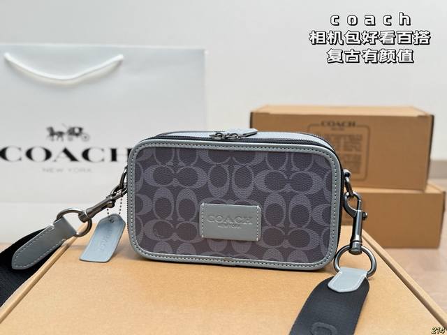 6色 蔻驰Coach相机包 复古有颜值好看百搭 休闲又不失优雅 简直美翻了 尺寸: 19 12 6色 蔻驰Coach相机包 复古有颜值好看百搭 休闲又不失优雅 简直美翻了 尺寸: 19 12