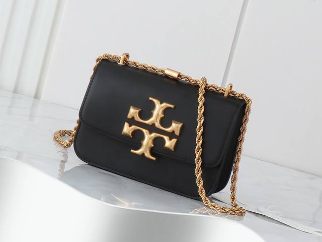 原单质量 全皮系列，新品注意细节 Tory Burch Eleanor Samll Convertible Shouldet Bag新款豆腐包，经典Box包型，