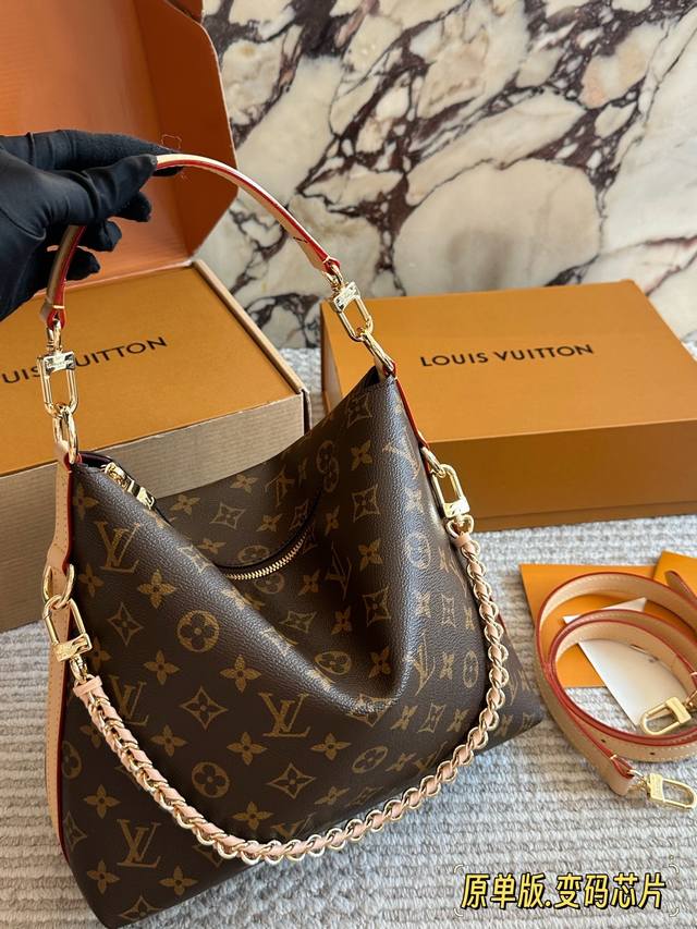 配盒 原单版 Size：28*25Cm L家 新款Multipass 单肩包 腋下包 配置肩带皮链条 无敌好看百搭！ 2026春季新款 高级感！