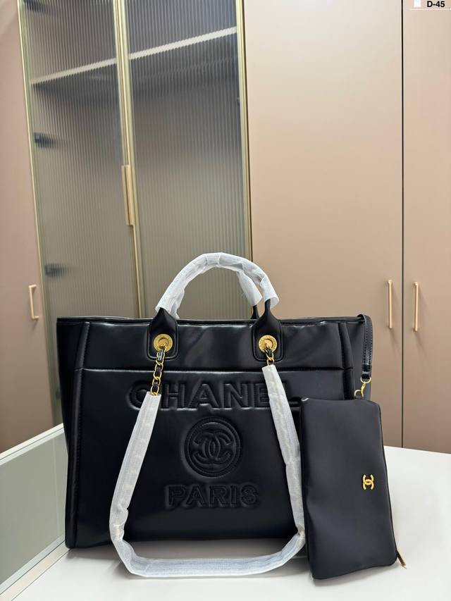 香奈儿 沙滩包 颜值很到位集美必入 任何风格都可轻松驾驭 D-45尺寸37.17.30