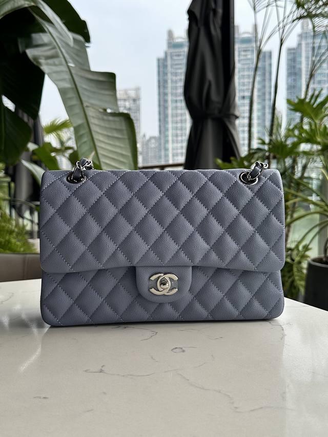 升级版白金版 正品级 春夏新品 全钢浅金浅银金属 Cf 25Cm 非常有女性优雅气质 具备ch Nel Cf的性感魅力 经典百搭号称历史销售总冠军仙女们衣柜里不